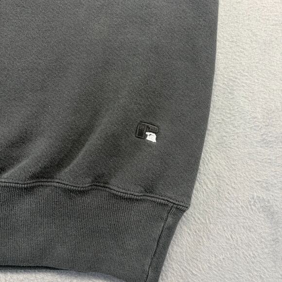 Vintage Russell Sweatshirt Women's Large Black Newport Rhode Island Turtleneck - Picture 5 of 10